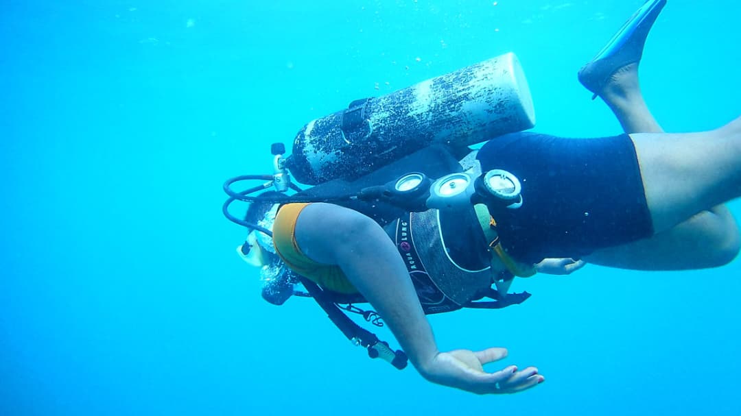 diving
